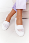 Openwork Slip-On Sneakers White Chillout