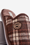 Men's Brown Slip-on Slippers Kallile