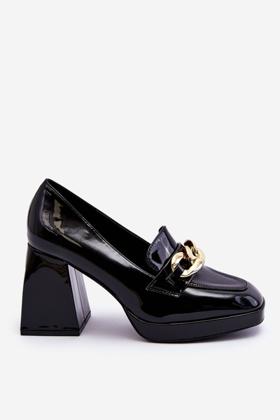 Pumps On Massive Heels Black Nataly