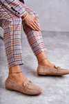 Suede Classic Loafers Dark Beige Roddie