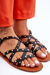 Women's Sandals With Ornaments Black Alemona