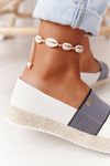 Espadrilles On A Braided Sole Big Star HH274480 White