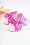 Light Foam Children's Sandals With Velcro White Asti