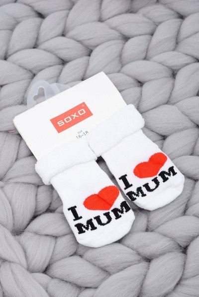 Infant Socks I Love Mum Soxo