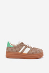 Low Platform Sneakers Khaki Ovivene