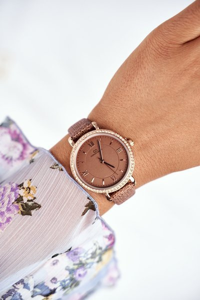 Women's Watch Giorgio & Dario Light Brown Ortodox