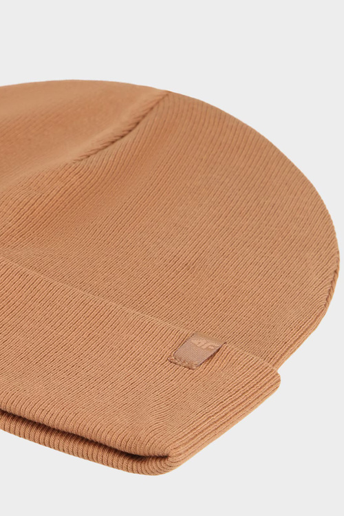 Dziecięca Czapka Beanie Brązowa 4F 4FJWAW24ACAPU448-81S