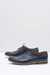 Elegant Men's Visiting Navy Blue Damoste Half Shoes