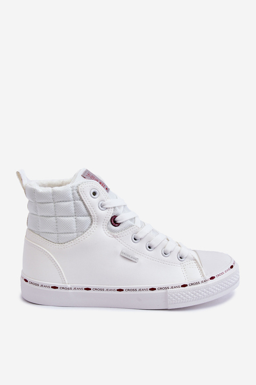 Women's High Sneakers Cross Jeans KK2R4060C White