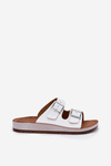 Womens Sandals With Buckles White Inblu CP000042