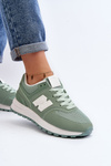 Sneakersy Buty Sportowe Damskie Zielone Lifari LY085
