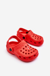 Baby Foam Crocs Slides Red Percy