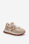Women's Beige Sports Sneakers Kalelia
