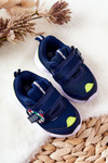 Dziecięce Sportowe Buty Na Rzep Befado 516P094 Granatowe