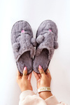 Soft Slippers Mouse with Ears Grey Luise