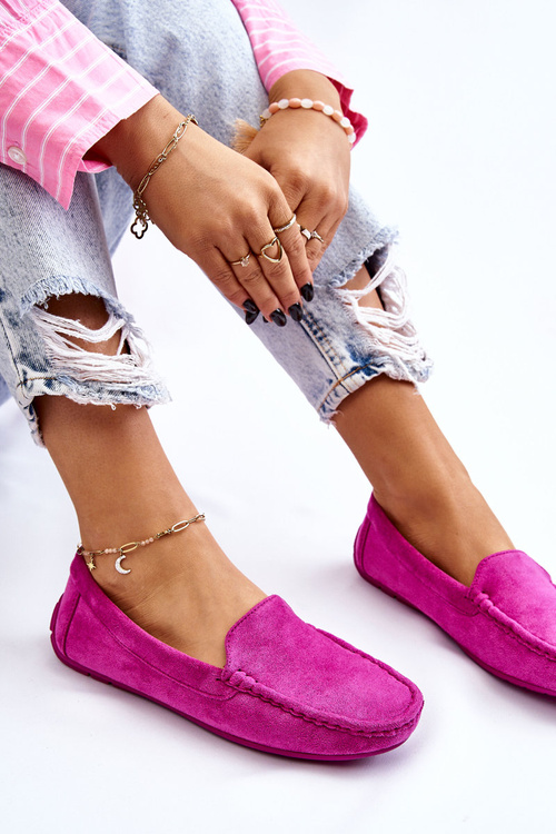 Women’s Loafers Suede Violet Morreno