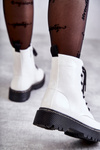 Women's Flat Boots White Kognito