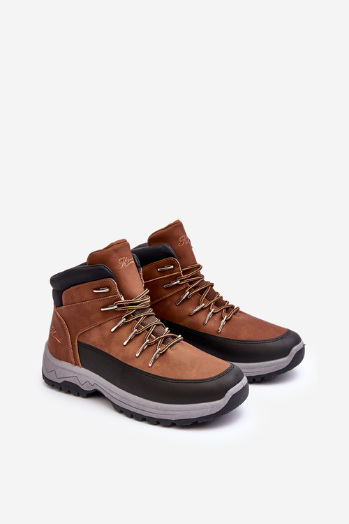 Maraena Men's Trekking Boots Brown Trapper Shoes