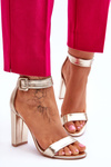 Heel Sandals gold Georgina