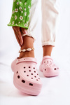 Women's Foam Slippers Crocs Pink Coline