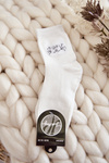 Women's Cotton Socks With Cat White