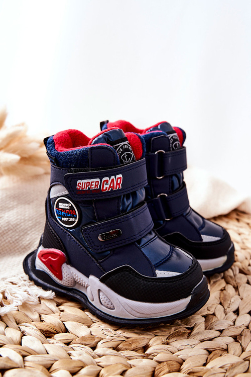 Insulated Snow Boots Navy Rizie