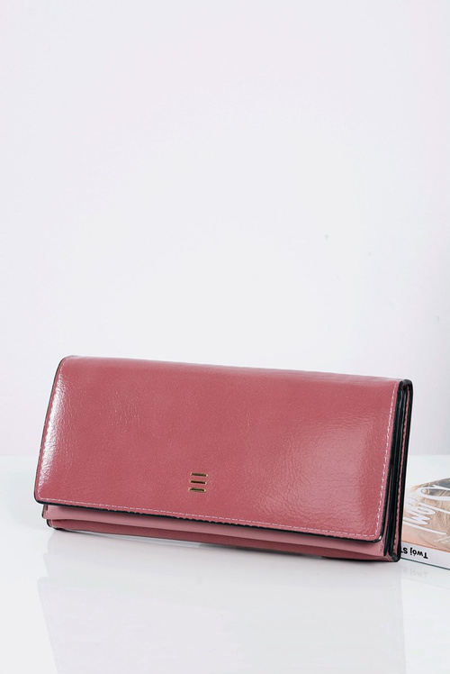 Large Women's Pink Fashionable Wallet