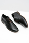 Men's Leather Black Livio Half Boots