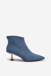 Jeans Heels Blue Eberpia