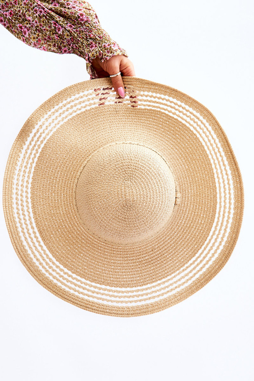 Plain Adjustable Women's Hat light beige