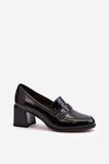 Black Patent Leather High Heel Court Shoes Felicijana