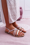 Women's Flat Sandals Elegant Pink Beathe