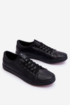 Men's Textile Warm Sneakers Black Harry