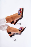 Elegant Pumps With Ornament Black Amalia