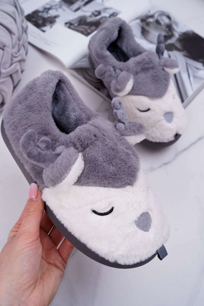 Women's Furskin Boots Reindeer Grey