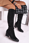 Women's High Boots On Heel Black Nevermind