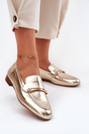 Leather Loafers Ladies Maciejka K6809-25 Gold