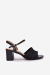 Women's Heeled Sandals Black Sarena