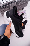 Sporty Women's Glitter Shoes Black Micron