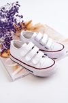 Children's Sneakers With Velcro White Bernie