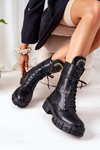 Insulated Boots With Decorative Stones Black Hadley