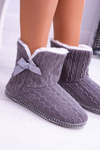 Home Grey Women's Warmed Booties Papa Duffy