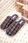 Men's Padded Grille Slippers Grey Whisper