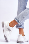 Sneakersy Klasyczne Memory Foam System Białe Big Star LL274A024 