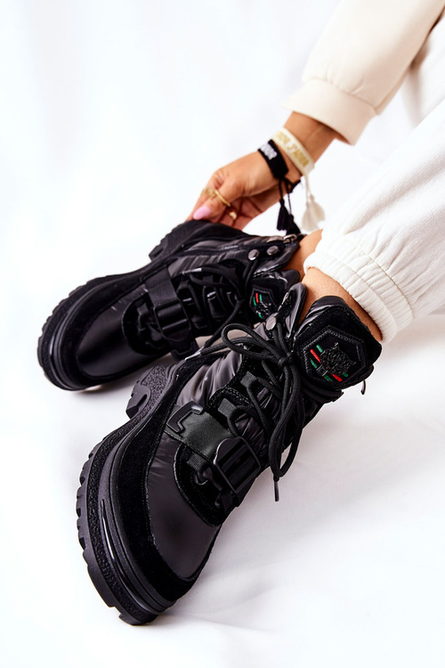 Women's Zip-off Snow Booties Black Marcia