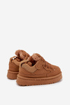 Sneakersy Dziecięce Ocieplane Futerkiem Camel Mireen