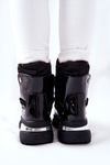 Snow Boots Fleece-Lined Black Holys