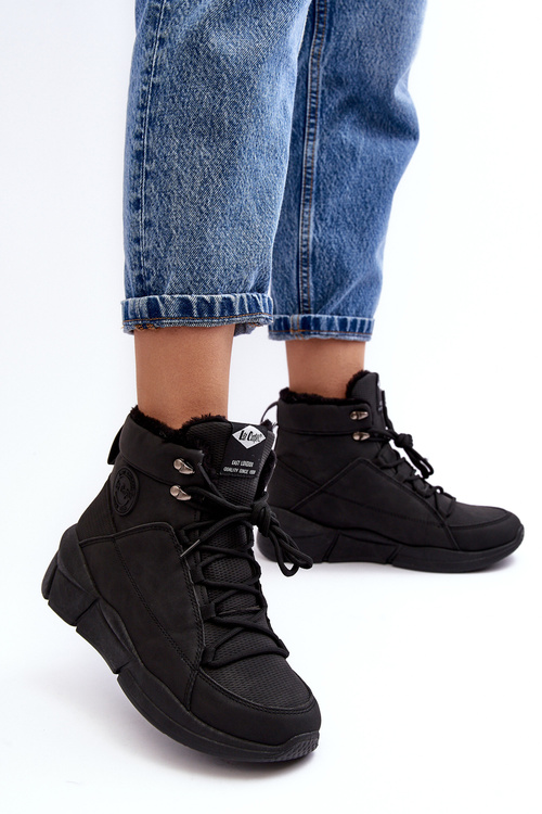 Women's Padded Boots On Platform Lee Cooper LCJ-23-44-1979L Black