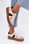 Women's Platform Sneakers Beige Dovina