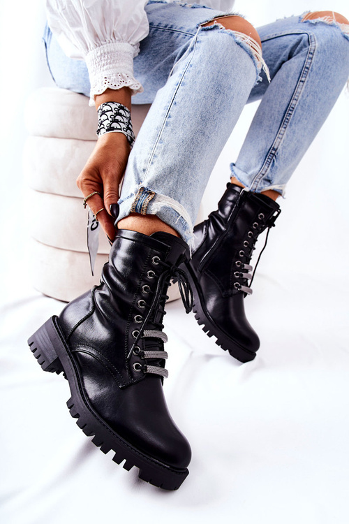 Leather Boots Lilinth Black